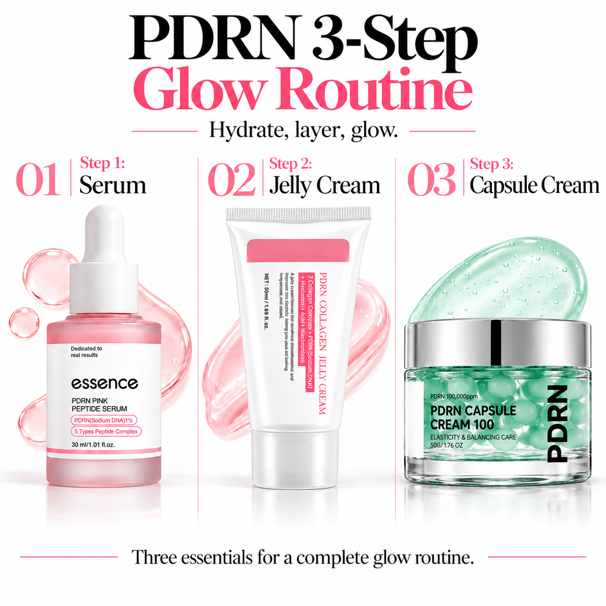PDRN 3-Step Glow Routine