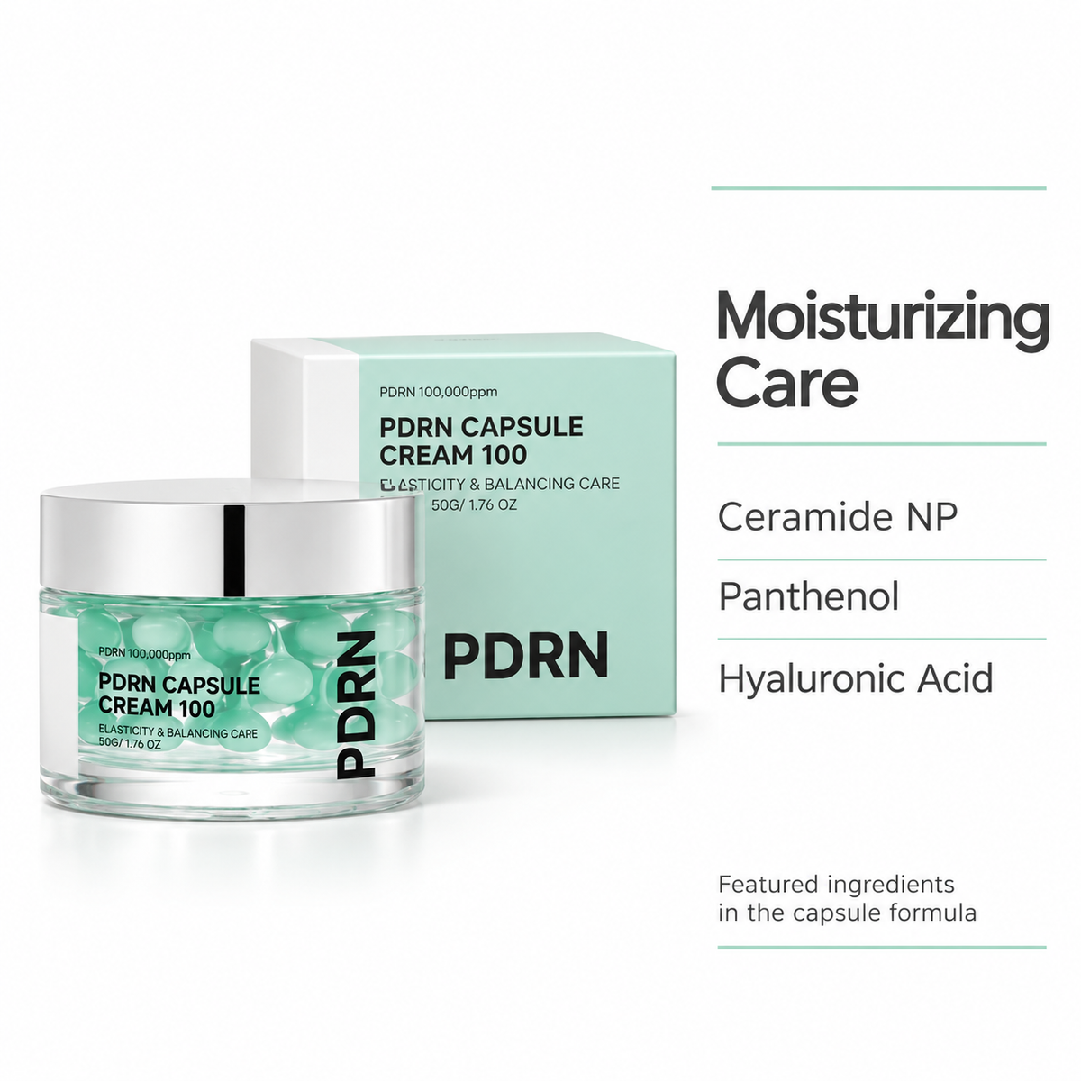 PDRN Capsule Cream 100 with Ceramide NP – 50 g